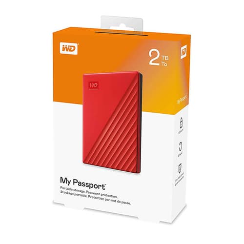 Western Digital My Passport 2TB (Red)